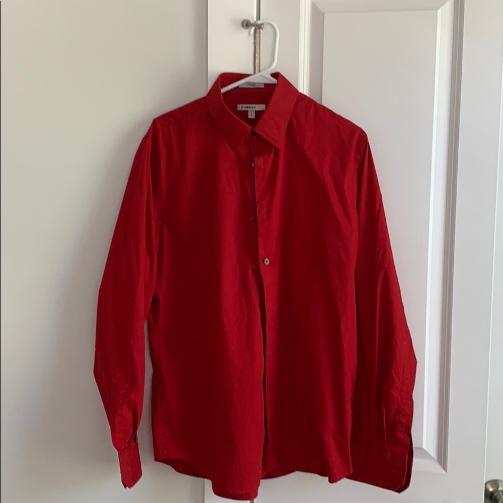 Express 1MX men's dress shirt size L